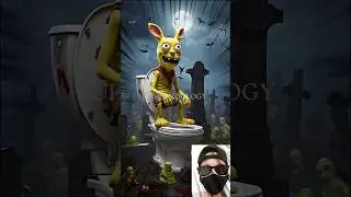 Kangaroo as Zombie Skibidi Toilet Spongebob #shorts #spongebob #zombieshorts #skibiditoilet #skibidi