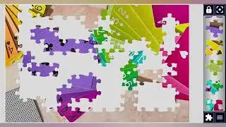 Rainbow Coloured playing Cards Display🎴🌈//jigsaw puzzles craft 🧩//Amazing puzzles Art🧩//puzzlesArt//