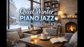 Quiet Winter Piano Jazz &ndash; ❄️ Slow Caf&eacute; Music for Calm Focus