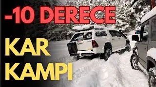 Bolu’da -10 Derecede Kış Kampı | 6 Offroad Araç ve Doğa ile Mücadele!