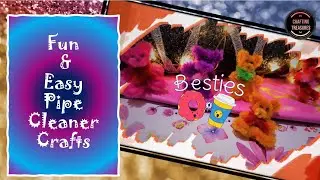 How to make an easy Pipe Cleaner TEDDY BEAR   #funcraftideas