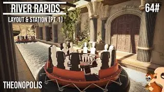 Planet Coaster - Theonopolis - River Rapids - Layout and Station Pt.1 #64