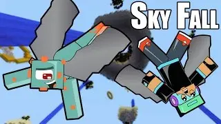 Minecraft / I Can Fly!!...Kinda... / Sky Fall Survival / Gamer Chad Plays