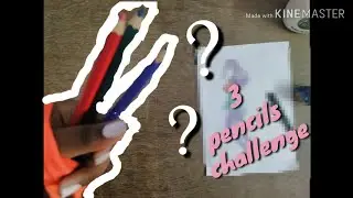 3 colour pencils  challenge
