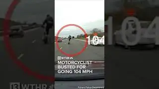 Motorcyclist arrested for going 104 mph on Indiana highway