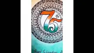Happy Independence Day❤️|| Independence Day Special Mandala Art|| Independence Day Drawing||#shorts