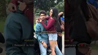 Abhishek being a true gentleman 💕 #abhishekkumar #ishamalviya #shorts #love #trending