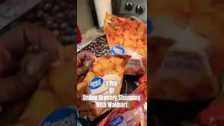 Online Grocery Shopping With Walmart | Pro #pickup #walmart #groceryshopping