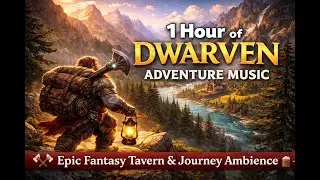 1 Hour of Dwarven Adventure Music | Epic Fantasy Tavern & Journey Ambience