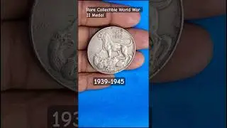 Rare Collectible World War II Medal ''Years of issue: 1939-1945 #shorts #ytshort #youtubeshorts