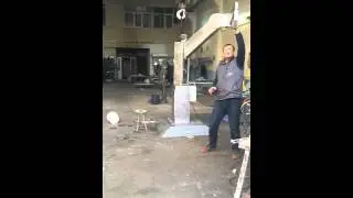 Meat loading arm
