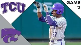 #19 TCU vs Kansas State Highlights (GAME 2) | College Baseball Highlights 2022