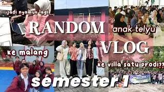 RANDOM VLOG || liburan ke villa, ngapain aja ya kuliah di telyu sby??? 