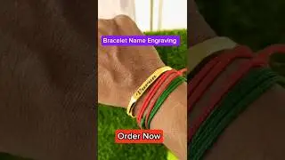 Bracelet Gifts For Men Name Customize Gifts #lovegifts #birthday #bracelet #nameprinting #nameart
