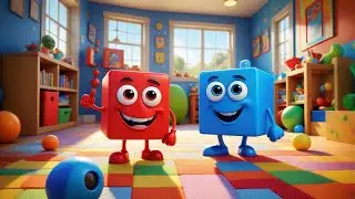 Eight Toy Blocks Stack Up Tall | Counting Song for Kids | Nursery Rhymes and Baby Songs