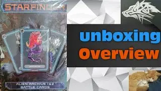 🚀  overview of Alien archives 1 & 2 battle cards for Starfinder 1st edition roleplaying game , Paizo