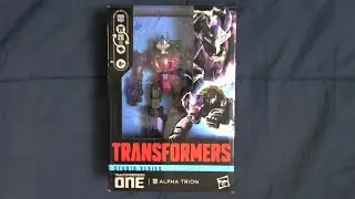 Transformers Studio Series TF One Alpha Trion review
