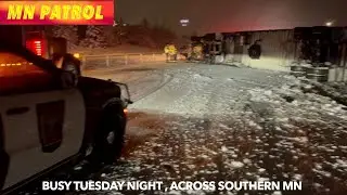 Busy Tuesday For Minnesota State Patrol