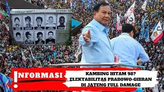 KAMBING HITAM 98? ELEKTABILITAS PRABOWO-GIBRAN DI SEMARANG FULL DAMAGE, YAKIN 1 PUTARAN!