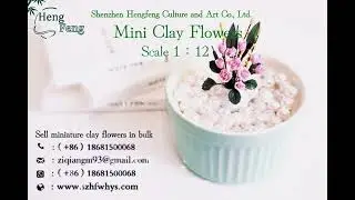 #Mini clay flowers #Shenzhen Hengfeng Culture and Art Co., Ltd.