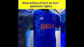 New policy of BCCI on lead sponsor rights #youtubeshorts #top  #bcci #shorts #@SBfacts20
