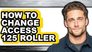 How to Change Access 125 Roller (easy Method)