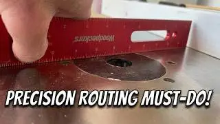 How To Easily Flush Your Router Table Inserts For Precision Routing