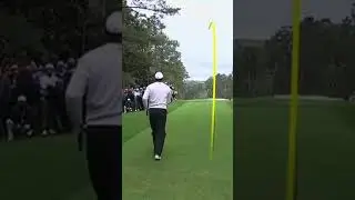 Tiger Woods 364 yard drive at 2022 Masters! 🔥 #golf #tigerwoods