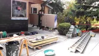 TOP CUSTOM HOME BUILDER- LOADING SHEETROCK-PORTLAND OREGON,  VANCOUVER WASHINGTON