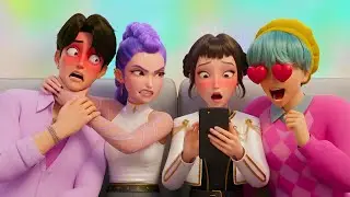 TOP 13 FUNNY REACTIONS🤣🤣🤣With SAJA Boys x HUNTRIX | Baby Saja x Zoey | Rumi x Jinu