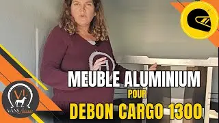 Rangement aluminium pour remorque fourgon Debon Cargo 1300 &ndash; Rangement ultra-r&eacute;sistant pour motards