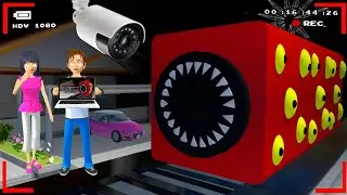Yuta Mio Panik CCTV Merekam TRAIN EATER di Depan Rumah😱 |Sakura School Simulator