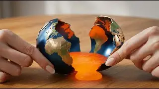 Crunchy Planets ASMR 🌍 | Squeezing & Crushing Planets by Hand | Oddly Satisfying