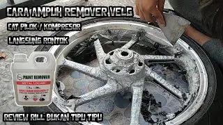 Cat velg 3 lapis langsung rontok menggunakan remover ini‼️ tutorial remover velg dengan mudah.......