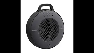 AmazonBasics Wireless Shower Speaker with 5W Driver, Suction Cup, Built-in Mic - Black #tech #shorts