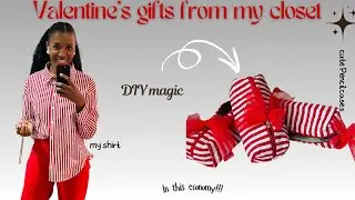 I Turned a Shirt I Wasn&rsquo;t Wearing into Valentine&rsquo;s Gifts 💝 | DIY Pencil Cases