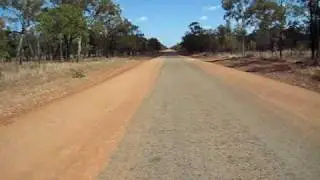 Nic v Road Train, Mt Surprise