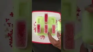 Homemade &lsquo;Healthy&rsquo; Watermelon Popsicles Recipe 😋 #homemade #watermelonpopsicles #shorts #motherslove