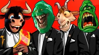 The Real Ghostbusters & Ferdinand (2017) Best Scenes - Coffin Dance Meme Song