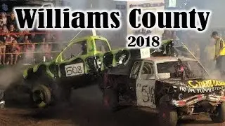 Williams County Demolition Derby 2018 (All Heats)