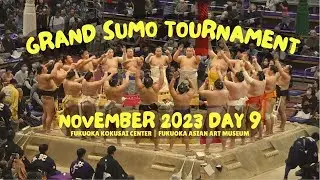 AUTUMN in FUKUOKA: Part 2 - GRAND SUMO TOURNAMENT + FUKUOKA ASIAN ART MUSEUM