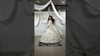 Sparkling White Long Dress with Lehenga😍Shopping in Delhi#shorts #ashortaday #wedding #lehenga