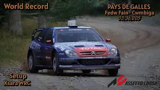 ⏱️Мировой рекорд🏆PAYS DE GALLES *Fedw Fain - Cwmbiga | Ситроен Ксара WRC | Настройка | Ралли Ассе...