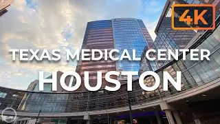 Fannin Street in the Texas Medical Center in Houston, Texas UltraHD 4K Real Time Walking Tour.