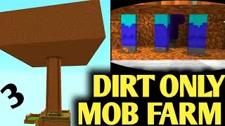 Pathfinding Mob Farm without water for Minecraft Superflat