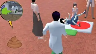 Taiga Kebelet Eek Di Atap Rumah Sakit l Sakura School Simulator 