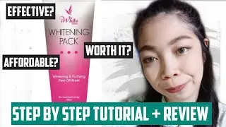 IWHITE WHITENING PACK PEEL OFF MASK REVIEW