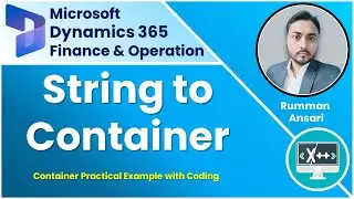 str2Con function in x++ programming languague - D365 FO Training Technical