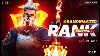 TOP 1 GRANDMASTER CS RANK PUSH FREE FIRE || MR HULK 095 IS LIVE ||