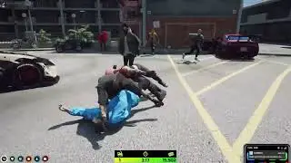 Tommy T Ramming Marie Ortiz?! & Everyone Free For All At The Mandem Block | GTA RP NoPixel 3.0
